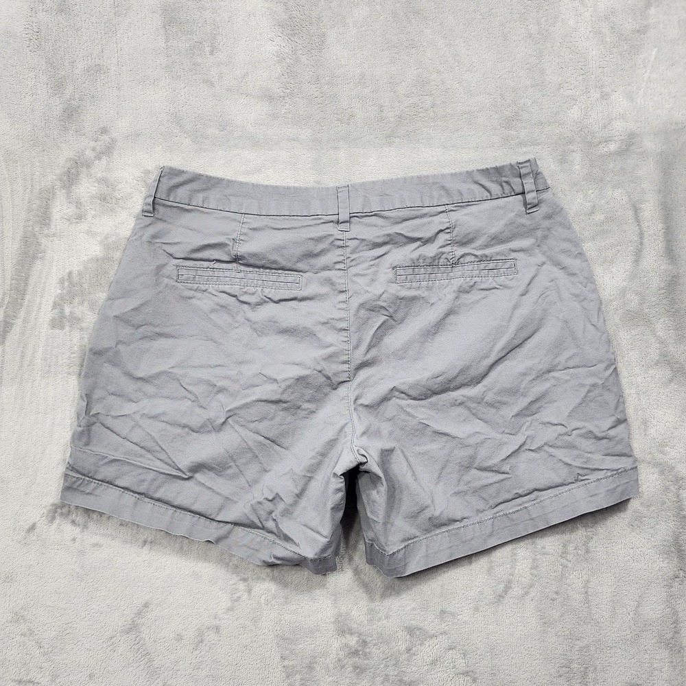Old Navy Shorts Womens 10 Gray Everyday Chino Stretch Twill Casual Summer Preppy